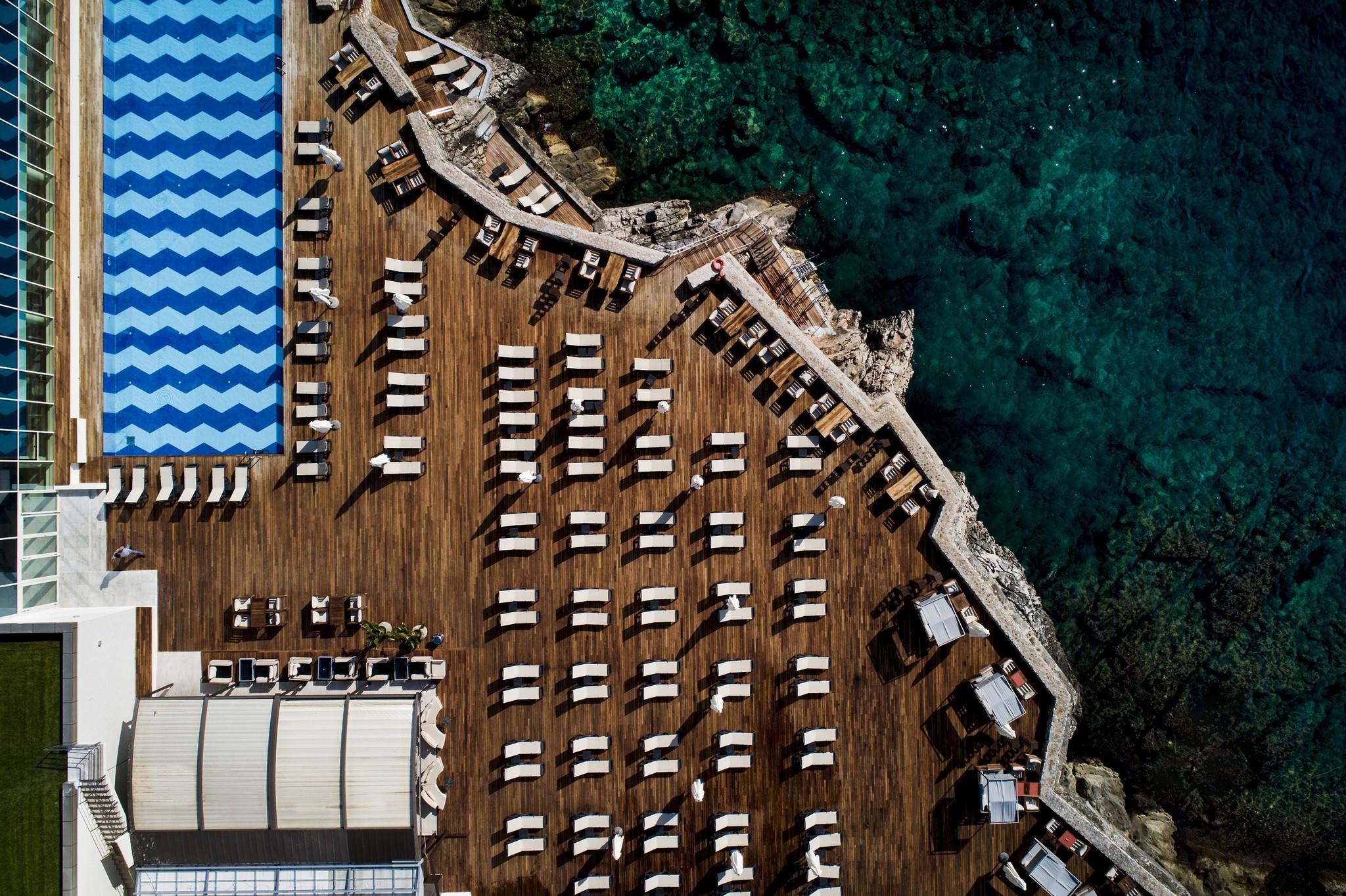 Rixos Premium Dubrovnik Hotel Ngoại thất bức ảnh Aerial view of the hotel